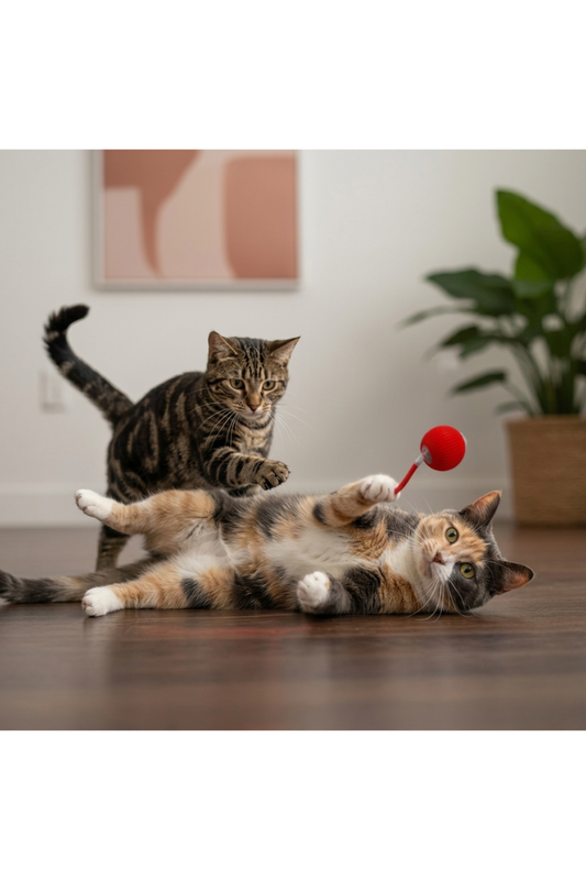 Juguete interactivo para gatos y perros