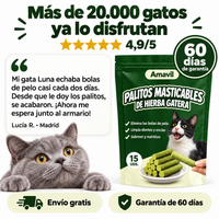 Más de 20.000 gatos ya lo disfrutan, garantía de 60 días y envío gratis